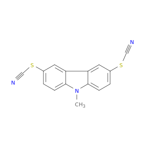 Thiocyanic acid, 9-methyl-9H-carbazole-3,6-diyl ester