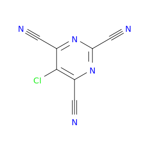 2,4,6-Pyrimidinetricarbonitrile, 5-chloro-