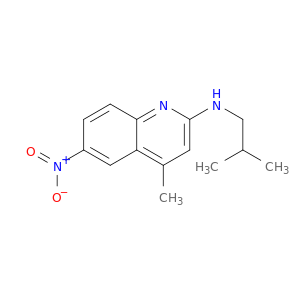 2-Quinolinamine, 4-methyl-N-(2-methylpropyl)-6-nitro-
