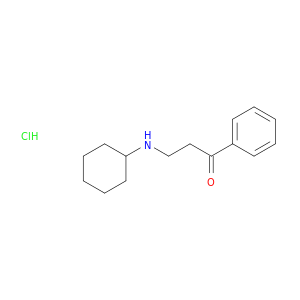 1-Propanone, 3-(cyclohexylamino)-1-phenyl-, hydrochloride