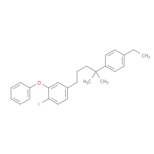 Benzene, 4-[4-(4-ethylphenyl)-4-methylpentyl]-1-fluoro-2-phenoxy-