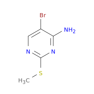 5-溴-2-(甲硫基)嘧啶-4-胺