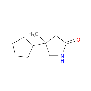 4-cyclopentyl-4-methylpyrrolidin-2-one