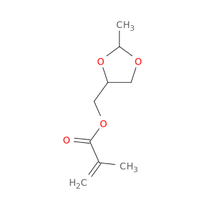 2-Propenoic acid, 2-methyl-, (2-methyl-1,3-dioxolan-4-yl)methyl ester