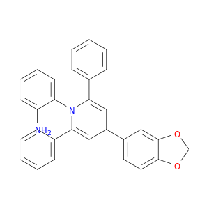 Benzenamine, 2-[4-(1,3-benzodioxol-5-yl)-2,6-diphenyl-1(4H)-pyridinyl]-