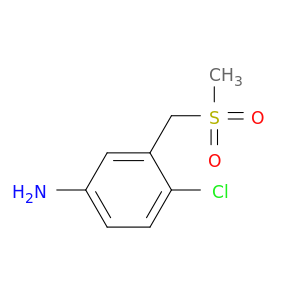 4-Chloro-3-(methanesulfonylmethyl)aniline