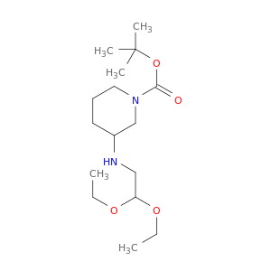 1-Piperidinecarboxylicacid, 3-[(2,2-diethoxyethyl)amino]-, 1,1-dimethylethyl ester