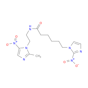 1H-Imidazole-1-hexanamide,N-[2-(2-methyl-5-nitro-1H-imidazol-1-yl)ethyl]-2-nitro-