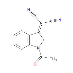 1H-Indole, 1-acetyl-3-(dicyanomethylene)-2,3-dihydro-