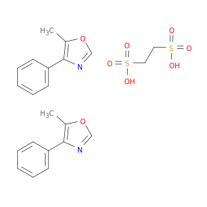 ethane-1,2-disulfonic acid- 5-methyl-4-phenyl-1,3-oxazole(1:2)