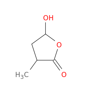 2(3H)-Furanone, dihydro-5-hydroxy-3-methyl-