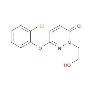 3(2H)-Pyridazinone,6-(2-chlorophenoxy)-2-(2-hydroxyethyl)-
