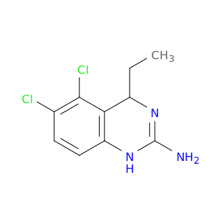 2-Quinazolinamine, 5,6-dichloro-4-ethyl-1,4-dihydro-