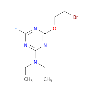 1,3,5-Triazin-2-amine, 4-(2-bromoethoxy)-N,N-diethyl-6-fluoro-