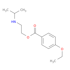 Benzoic acid,4-ethoxy-, 2-[(1-methylethyl)amino]ethyl ester