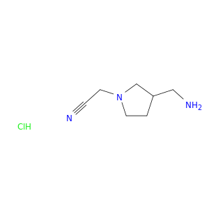 1-吡咯烷酰度腈,3-(氨基甲基)-,盐酸盐(1：1)
