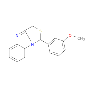 1h,3h-thiazolo(3,4-a)benzimidazole, 1-(3-methoxyphenyl)-