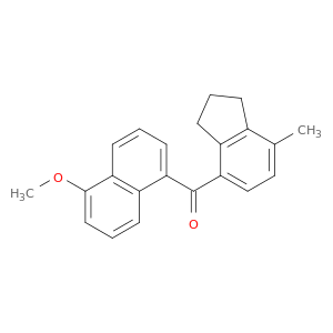 (5-methoxynaphthalen-1-yl)(7-methyl-2,3-dihydro-1h-inden-4-yl)methanone