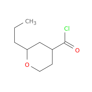 2H-Pyran-4-carbonylchloride, tetrahydro-2-propyl-