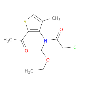 Acetamide, N-(2-acetyl-4-methyl-3-thienyl)-2-chloro-N-(ethoxymethyl)-