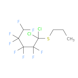 Pentane, 1,1-dichloro-2,2,3,3,4,4,5,5-octafluoro-1-(propylthio)-