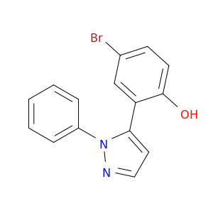 4-溴-2-(1-苯基-1H-吡唑-5-基)苯酚