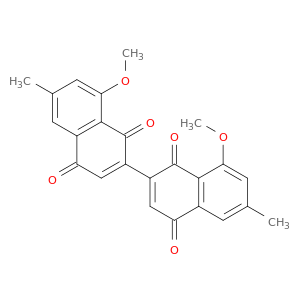 [2,2'-Binaphthalene]-1,1',4,4'-tetrone, 8,8'-dimethoxy-6,6'-dimethyl-