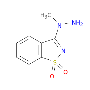 3-(1-Methylhydrazinyl)benzo[d]isothiazole 1,1-dioxide