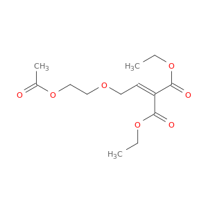 Propanedioic acid, [2-[2-(acetyloxy)ethoxy]ethylidene]-, diethyl ester