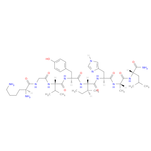 L-Leucinamide, L-lysylglycyl-L-valyl-L-tyrosyl-L-isoleucyl-L-histidyl-L-alanyl-
