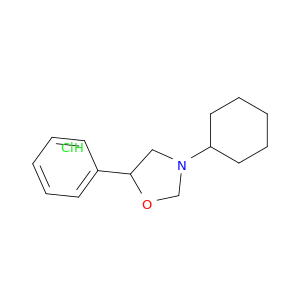 oxazolidine, 3-cyclohexyl-5-phenyl-, hydrochloride(1:1)