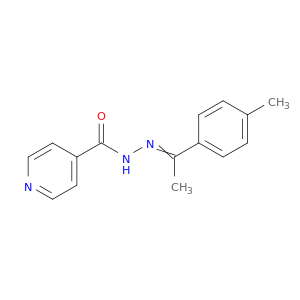N-[1-(4-METHYLPHENYL)ETHYLIDENEAMINO]PYRIDINE-4-CARBOXAMIDE