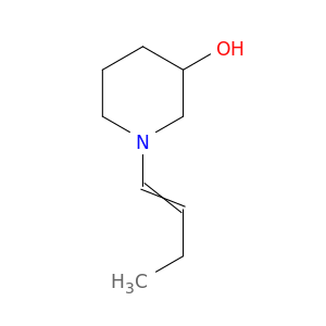 3-Piperidinol, 1-(1-butenyl)-