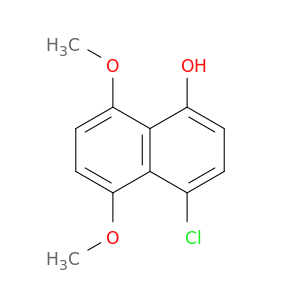 1-Naphthalenol, 4-chloro-5,8-dimethoxy-