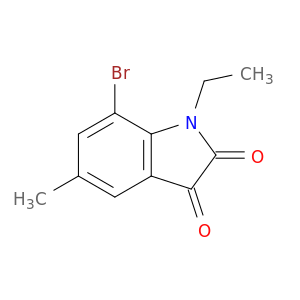 7-Bromo-1-ethyl-5-methylindoline-2,3-dione