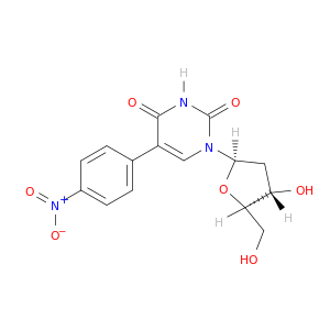 Uridine, 2'-deoxy-5-(4-nitrophenyl)-