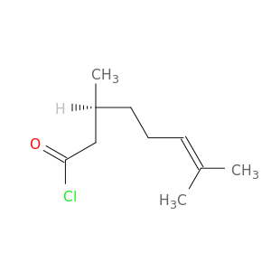 6-Octenoyl chloride, 3,7-dimethyl-, (S)-