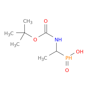 Carbamic acid, [1-(hydroxyphosphinyl)ethyl]-, 1,1-dimethylethyl ester