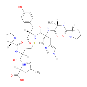 L-Leucine, L-prolyl-L-alanyl-L-histidyl-L-tyrosyl-L-prolyl-L-methionyl-