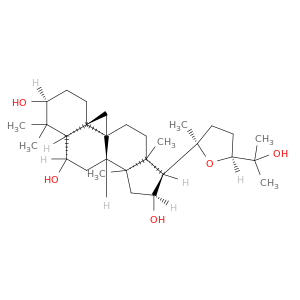 (2aR,3R,4S,5aS,5bS,7S,7aR,9S,11aR,12aS)-3-((2R,5S)-5-(2-羟基丙烷-2-基)-2-甲基四氢呋喃-2-基)-2a,5a,8,8-四甲基十六氢环戊并[a]环丙烷并[e]菲-4,7,9-三醇