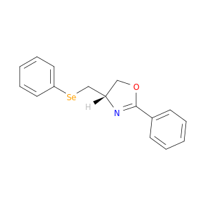 Oxazole, 4,5-dihydro-2-phenyl-4-[(phenylseleno)methyl]-, (4S)-