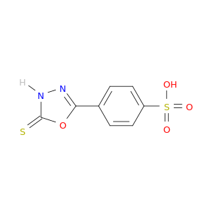 Benzenesulfonic acid, 4-(4,5-dihydro-5-thioxo-1,3,4-oxadiazol-2-yl)-