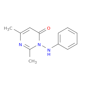 4(3H)-Pyrimidinone, 2,6-dimethyl-3-(phenylamino)-