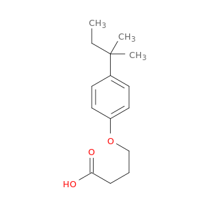 Butanoic acid, 4-[4-(1,1-dimethylpropyl)phenoxy]-