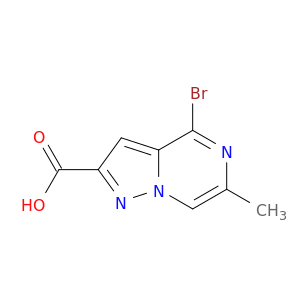 4-Bromo-6-methylpyrazolo[1,5-a]pyrazine-2-carboxylic acid