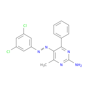 2-Pyrimidinamine,5-[2-(3,5-dichlorophenyl)diazenyl]-4-methyl-6-phenyl-