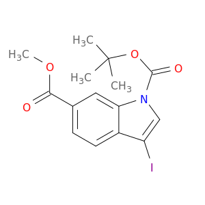 1-tert-Butyl 6-methyl-3-iodo-1H-indole-1,6-dicarboxylate