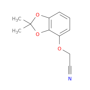 Acetonitrile, [(2,2-dimethyl-1,3-benzodioxol-4-yl)oxy]-