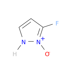 1H-Pyrazole, 3-fluoro-, 2-oxide