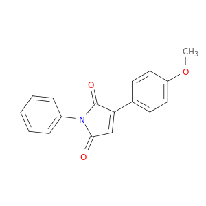 1H-Pyrrole-2,5-dione, 3-(4-methoxyphenyl)-1-phenyl-